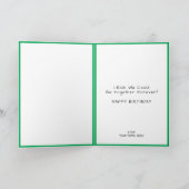 クローバおもしろいーセントパトリックのデイ祖母誕生日 サンキューカード (内部)