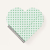 クローバスタイリッシュープリントスパイラル型日用手帳 ノートブック (正面)