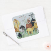 クローバーで スクエアシール (封筒)