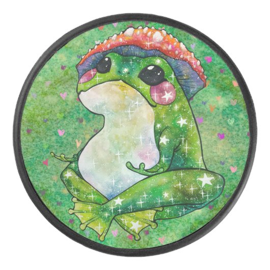 クローバーという名前のカエル アイスホッケーパック (正面)