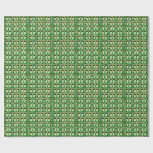 クローバーという名前のカエル ラッピングペーパー (フラット)