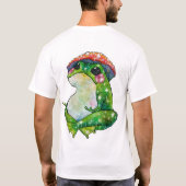 クローバーという名前のカエル Tシャツ (裏面)