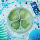 クローバーとシャムロックは豊富 ペーパープレート (パーティー)