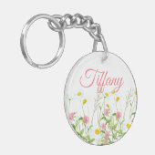 クローバーとデイジー キーホルダー (正面左)