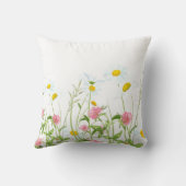 クローバーとデイジー クッション (裏面)