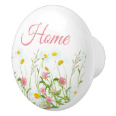 クローバーとデイジー セラミックノブ (右)