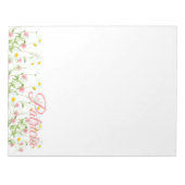 クローバーとデイジー ノートパッド (正面)