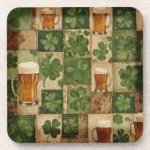 クローバーとビール コースター (正面)