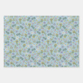 クローバーとワイルドフラワー ラッピングペーパーシート (正面2)