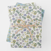 クローバーとワイルドフラワー ラッピングペーパーシート (インサイチュ)