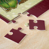 クローバーのある新年 ジグソーパズル (側面)