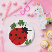 クローバーのてんとう虫 ペーパープレート (パーティー)