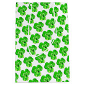 クローバーのギフトバッグ ミディアムペーパーバッグ (正面)