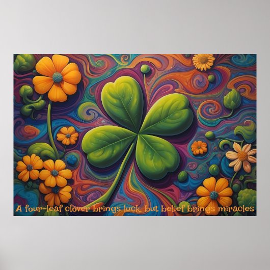 クローバーのチャーム：幸運の旅 ポスター (正面)