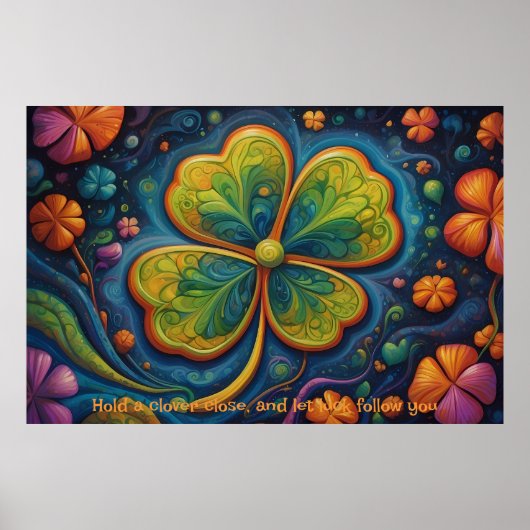 クローバーのチャーム：幸運の旅 ポスター (正面)