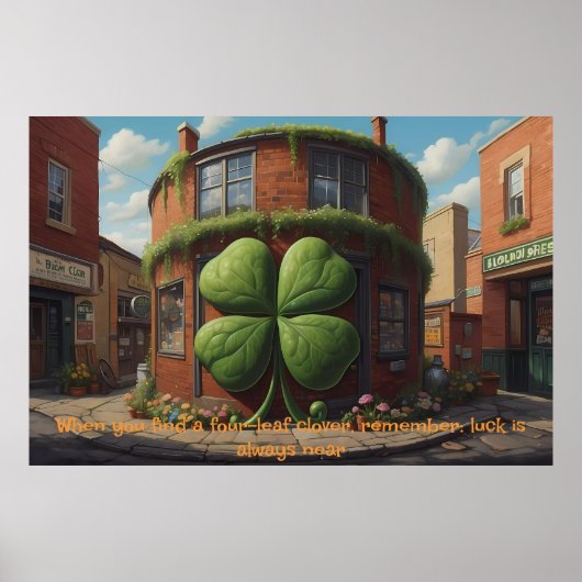 クローバーのチャーム：幸運の旅 ポスター (正面)