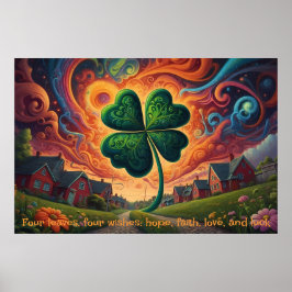 クローバーのチャーム：幸運の旅 ポスター