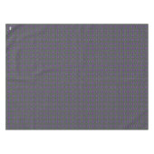 クローバーの十字緑および紫色 テーブルクロス (正面(横))