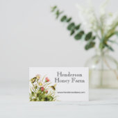 クローバーの名刺の蜂蜜の蜂 名刺 (スタンド正面)