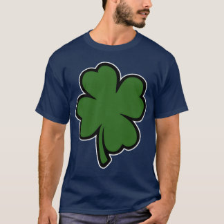 クローバーの引用符 楽しい Tシャツ