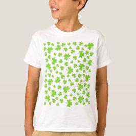 クローバーの模様 ラッキー・リトル・ワン Tシャツ
