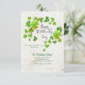 クローバーの滝のセントパトリックの招待状 招待状 (スタンド正面)
