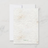 クローバーの滝のセントパトリックの招待状 招待状 (裏面)