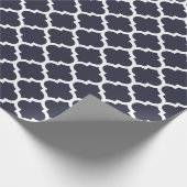 クローバーの濃紺の包装紙 ラッピングペーパー (角)