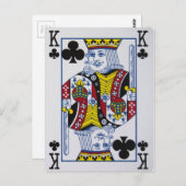 クローバーの王様(クラブ) ポストカード (正面/裏面)