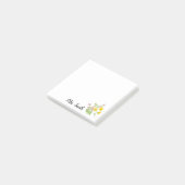 クローバーの花束モノグラム先生 ポストイット (アングル)