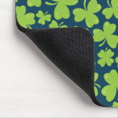 クローバーの葉のイラストレーション マウスパッド (コーナー)