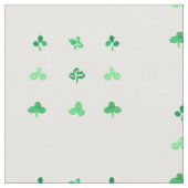 クローバーの葉は綿織物をとかしました ファブリック (クローズアップ)