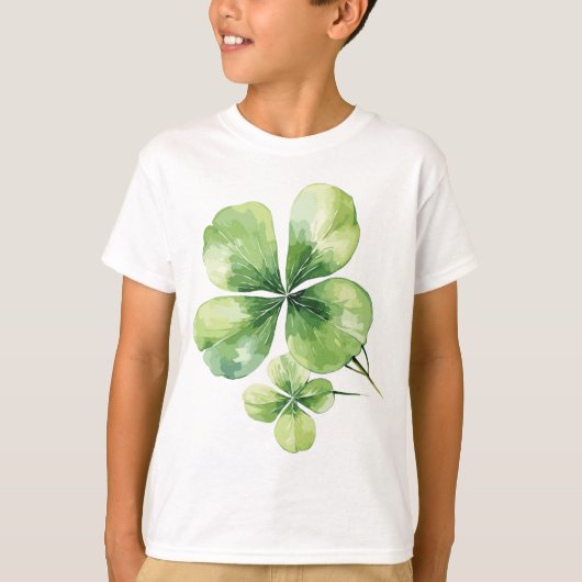 クローバーの葉 Tシャツ (正面)
