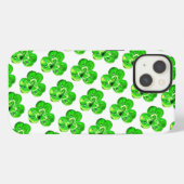 クローバーのiPhoneケース iPhoneケース (裏面横)