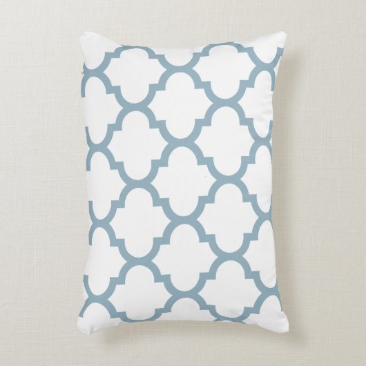 クローバーのOgeeのアクセントの枕-アクアマリン青 アクセントクッション (正面(垂直))