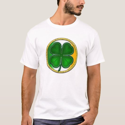 クローバーはTシャツを着色します Tシャツ (正面)