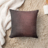 クローバーアールデコシルバーブルガンディノアグレム クッション (ブランケット)