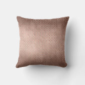 クローバーアールデコピンクローズ金ゴールド粉末Glam クッション (裏面)