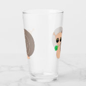 クローバーガラス付きカタツムリ タンブラーグラス (右)