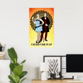 クローバークラブ–1920sアールヌーボー ポスター (ホームオフィス)