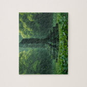 クローバーグリーンフィールドの神社 ジグソーパズル (縦)