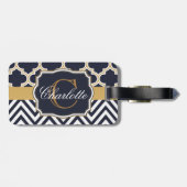 クローバーシェブロンモノグラム ラゲッジタグ (裏面横)