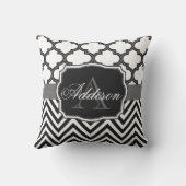 クローバーシボロンモノグラム クッション (裏面)