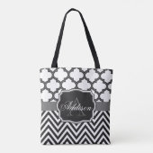 クローバーシボロンモノグラム トートバッグ (裏面)