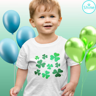 クローバーシャムロックアイリッシュキュートSt patricks day トドラーTシャツ