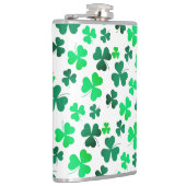 クローバーシャムロックアイリッシュグリーン春St patricks day フラスク (右)