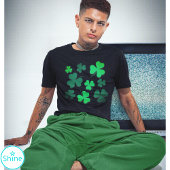 クローバーシャムロックアイリッシュグリーン春St patricks day Tシャツ