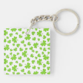 クローバーシャムロックラッキー キーホルダー (裏面)