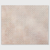 クローバーシルバーグラムピンクローズ金ゴールドピーチシャイニー ラッピングペーパー (フラット)