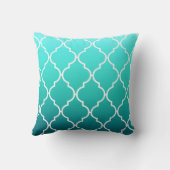 クローバージグラデーションオメトリ|アクアプール クッション (裏面)